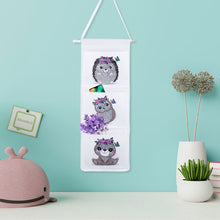 Load image into Gallery viewer, Wall Hanging Storage Bag DIY Owl Diamond Painting Home Organizer (AA1024)