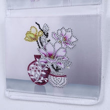 Load image into Gallery viewer, Wall Hanging Storage Bag DIY Flower Diamond Painting Organizer (AA1022)