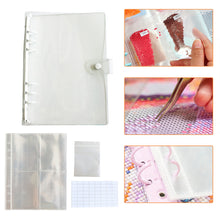 Load image into Gallery viewer, Diamond Painting Storage Book Beads Container Loose Leaf A5 Binder (White)