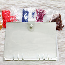 Load image into Gallery viewer, Diamond Painting Storage Book Beads Container Loose Leaf A5 Binder (White)