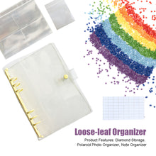 Load image into Gallery viewer, Diamond Painting Storage Book Beads Container Loose Leaf A5 Binder (Yellow)