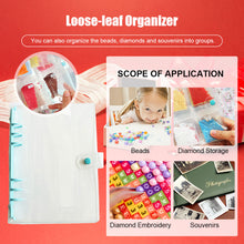 Load image into Gallery viewer, Diamond Painting Storage Book Beads Container Loose Leaf A5 Binder (Blue)