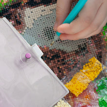 Load image into Gallery viewer, Diamond Painting Storage Book Bead Container A5 Album Binder (Purple)