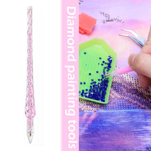 Load image into Gallery viewer, 5D DIY Diamond Painting Pen Point Drill Pen Rhinestone Tool (Pink + Clay)