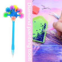 Load image into Gallery viewer, Diamond Painting Pen Round/Square Tip Point Drills Pens (Blue Soft Ball)