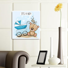 Load image into Gallery viewer, Diamond Painting - Full Round - baby car cartoon animal (30*30CM)