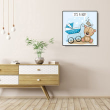 Load image into Gallery viewer, Diamond Painting - Full Round - baby car cartoon animal (30*30CM)