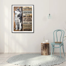 Load image into Gallery viewer, Diamond Painting - Full Round - Husky English (30*40CM)