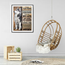 Load image into Gallery viewer, Diamond Painting - Full Round - Husky English (30*40CM)