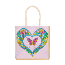 Load image into Gallery viewer, 5D Diamond Painting Handbag DIY Butterfly Shopping Storage Bags (GT5012)