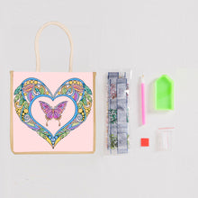 Load image into Gallery viewer, 5D Diamond Painting Handbag DIY Butterfly Shopping Storage Bags (GT5012)