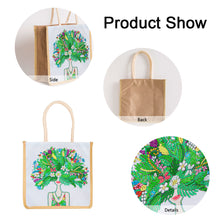 Load image into Gallery viewer, 5D Diamond Painting Handbag DIY Beauty Linen Shopping Storage Bags (GT5013)