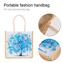 Load image into Gallery viewer, 5D Diamond Painting Handbag DIY Winter Linen Shopping Storage Bags (GT5018)