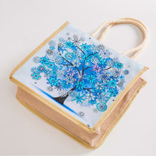 Load image into Gallery viewer, 5D Diamond Painting Handbag DIY Winter Linen Shopping Storage Bags (GT5018)