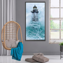 Load image into Gallery viewer, Diamond Painting - Full Round - seaside lighthouse (40*80CM)