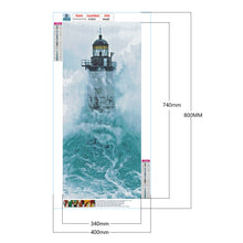 Load image into Gallery viewer, Diamond Painting - Full Round - seaside lighthouse (40*80CM)
