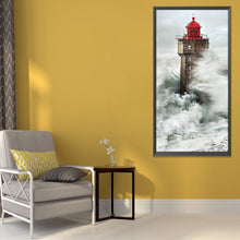 Load image into Gallery viewer, Diamond Painting - Full Round - seaside lighthouse (40*80CM)