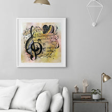Load image into Gallery viewer, Diamond Painting - Full Round - musical note (30*30CM)