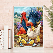 Load image into Gallery viewer, Diamond Painting - Full Round - chicken (30*40CM)