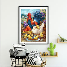 Load image into Gallery viewer, Diamond Painting - Full Round - chicken (30*40CM)