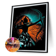 Load image into Gallery viewer, Diamond Painting - Full Round - princess silhouette (30*40CM)