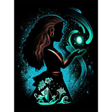 Load image into Gallery viewer, Diamond Painting - Full Round - princess silhouette (30*40CM)