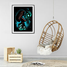 Load image into Gallery viewer, Diamond Painting - Full Round - princess silhouette (30*40CM)