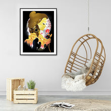 Load image into Gallery viewer, Diamond Painting - Full Round - disney princess silhouette (30*40CM)