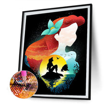Load image into Gallery viewer, Diamond Painting - Full Round - disney princess silhouette (30*40CM)