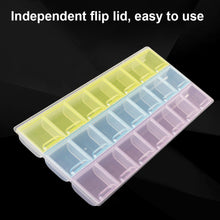 Load image into Gallery viewer, Nail Art Storage Box Diamond Painting Crystal Beads Holder Case (21 Grids)