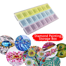 Load image into Gallery viewer, Nail Art Storage Box Diamond Painting Crystal Beads Holder Case (21 Grids)