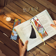 Load image into Gallery viewer, 2pcs DIY Diamond Painting Leather Bookmark Gnome Tassel Crafts (FQY025)