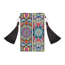 Load image into Gallery viewer, 2pcs DIY Diamond Painting Leather Bookmark Mandala Tassel Crafts (FQY041)