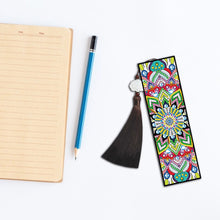 Load image into Gallery viewer, 2pcs DIY Diamond Painting Leather Bookmark Mandala Tassel Crafts (FQY042)