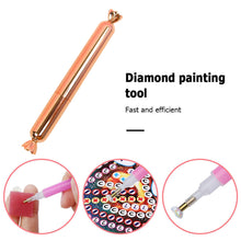 Load image into Gallery viewer, 5D Point Drill Pen Candy Diamond Painting DIY Nail Art Tools (Rose Gold)