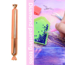 Load image into Gallery viewer, 5D Point Drill Pen Candy Diamond Painting DIY Nail Art Tools (Rose Gold)
