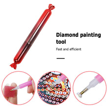 Load image into Gallery viewer, 5D Point Drill Pen Candy Shape Diamond Painting DIY Nail Art Tools (Red)