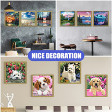 Load image into Gallery viewer, DIY Diamond Painting Magnetic Frame Self-Adhesive Poster Photo Wall Holder