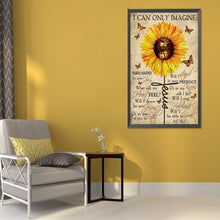 Load image into Gallery viewer, Diamond Painting - Full Round - sunflower calligraphy (40*60CM)