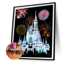 Load image into Gallery viewer, Diamond Painting - Partial Special Shaped - castle fireworks (30*40cm)
