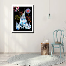Load image into Gallery viewer, Diamond Painting - Partial Special Shaped - castle fireworks (30*40cm)