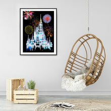 Load image into Gallery viewer, Diamond Painting - Partial Special Shaped - castle fireworks (30*40cm)
