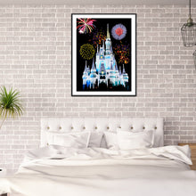 Load image into Gallery viewer, Diamond Painting - Partial Special Shaped - castle fireworks (30*40cm)