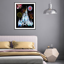 Load image into Gallery viewer, Diamond Painting - Partial Special Shaped - castle fireworks (30*40cm)