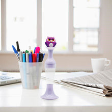 Load image into Gallery viewer, Vase 5D Diamond Painting Point Drill Pen DIY Craft (Purple Owl no Drill)