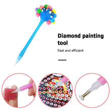Load image into Gallery viewer, Diamond Painting Pen Round/Square Tip Point Drills Pens (Blue Hard Ball)