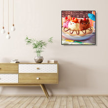 Load image into Gallery viewer, Diamond Painting - Full Round - cute cat (30*30CM)
