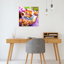 Load image into Gallery viewer, Diamond Painting - Full Round - cute cat (30*30CM)