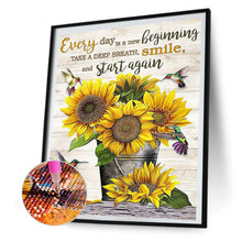 Load image into Gallery viewer, Diamond Painting - Full Round - sunflower (30*40CM)