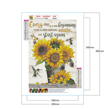 Load image into Gallery viewer, Diamond Painting - Full Round - sunflower (30*40CM)